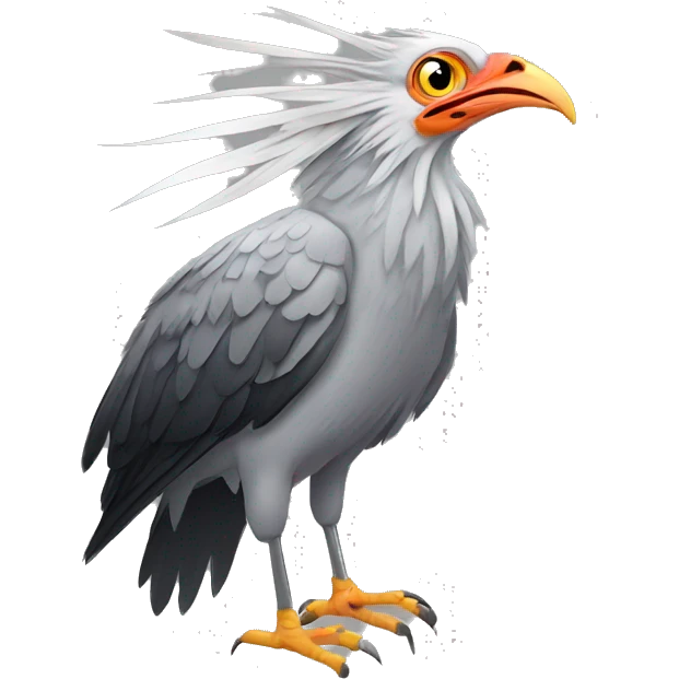 Secretary Bird emoji
