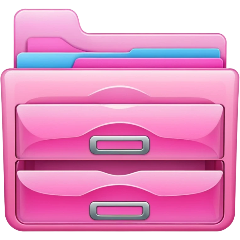 pink app drawer folder emoji