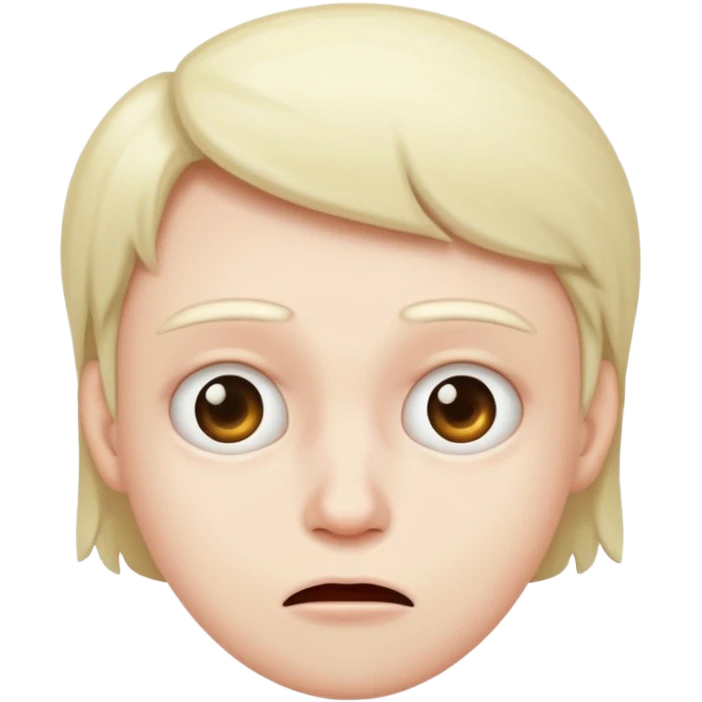 Stupid face emoji