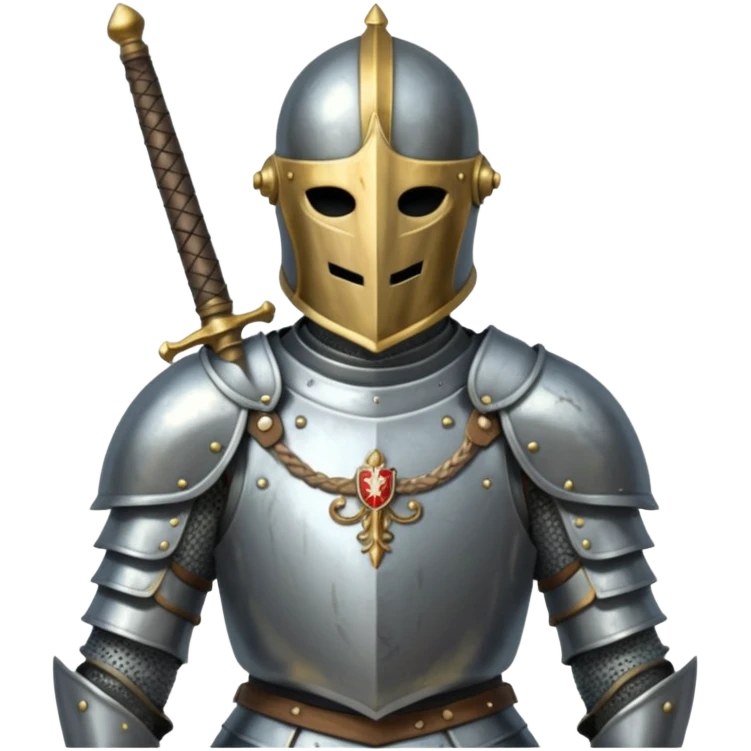 Headless Knight with Sword close up emoji
