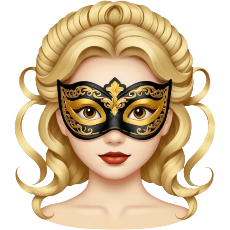 a beautiful girl wearing mask emoji