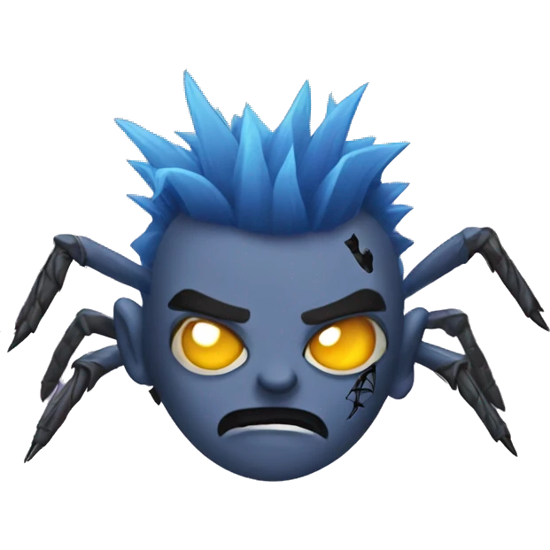 Spider punk emoji
