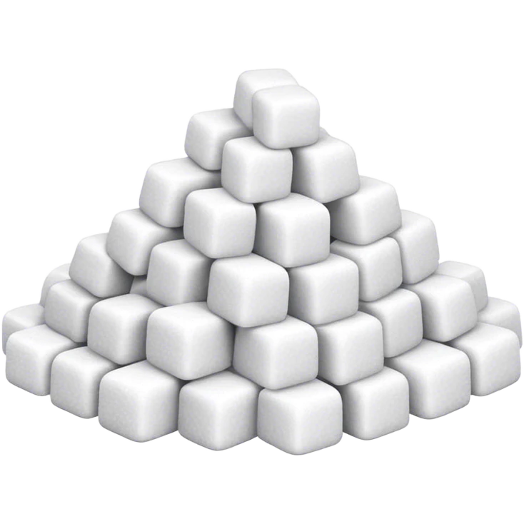 White sugar emoji