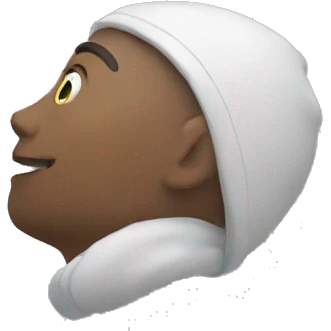 looking in the sky side view emoji