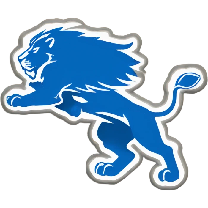 Detroit lions logo emoji