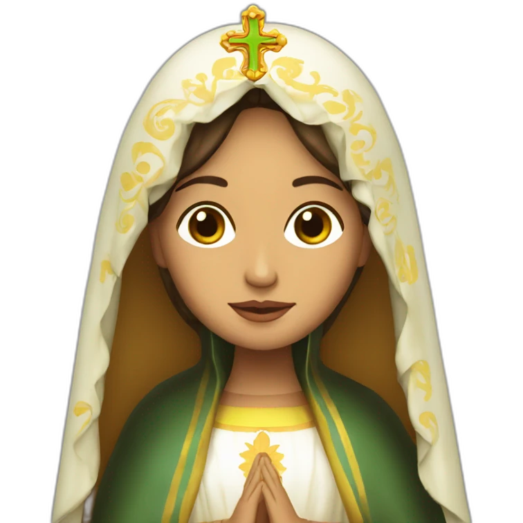 La Virgen Maria emoji