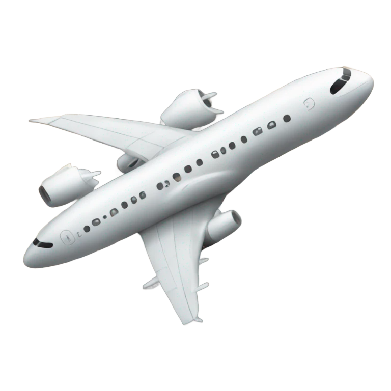 Plane and two buildings emoji
