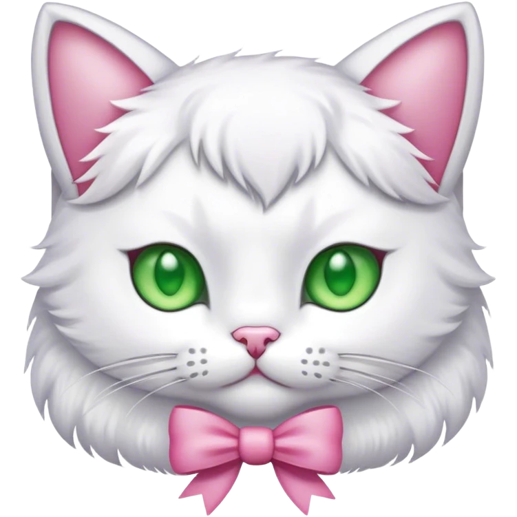 cat with pink bow emoji