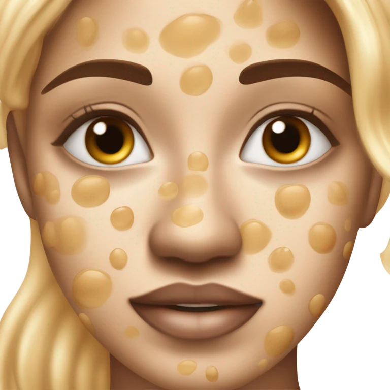 Hyperpigmentation drawing emoji
