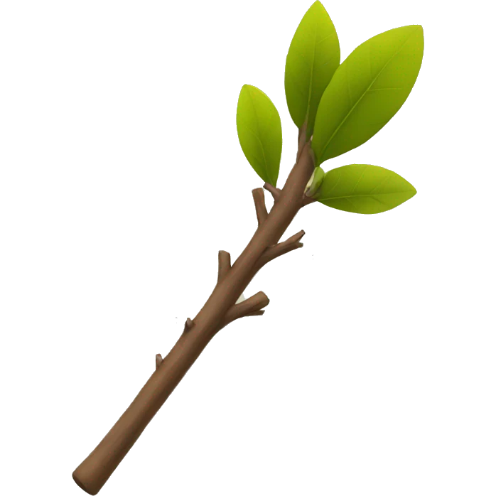 Stick no leaves  emoji