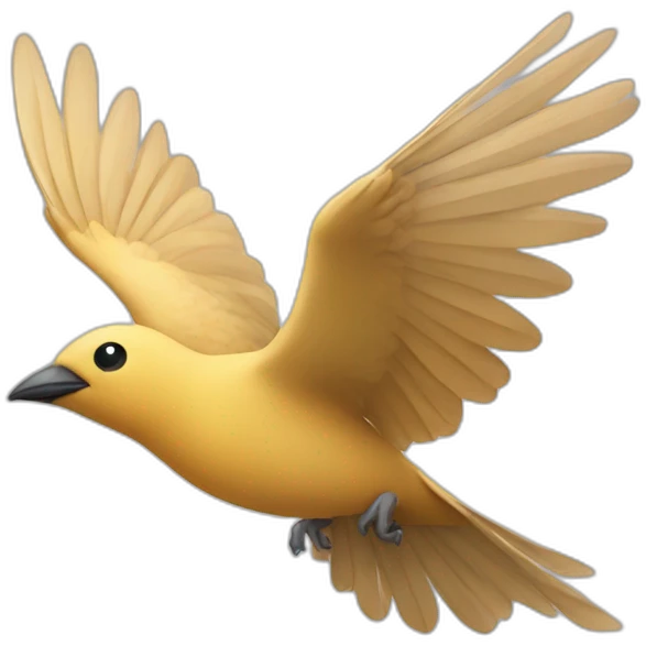 CREATE AN IMAGE OF A BIRD FLYING emoji