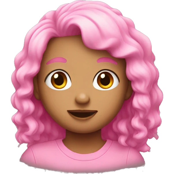 Cute pink emoji