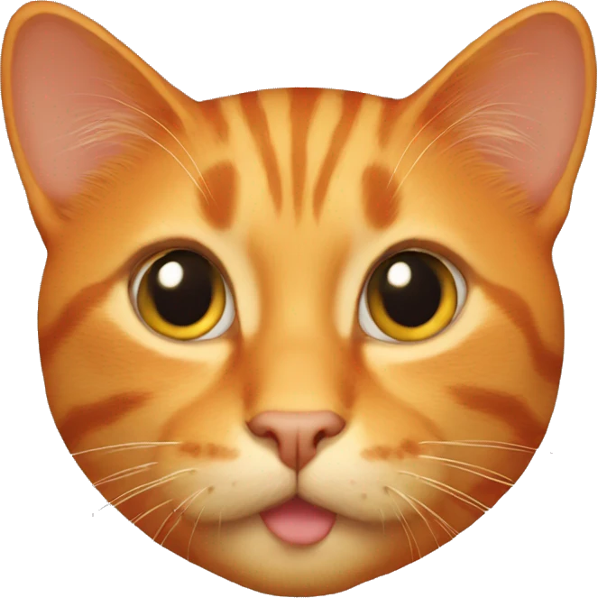 Orange cat emoji