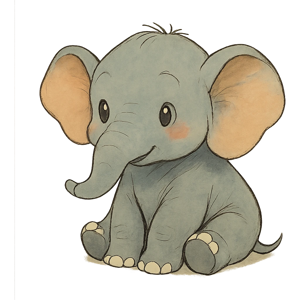 cute baby elephant emoji