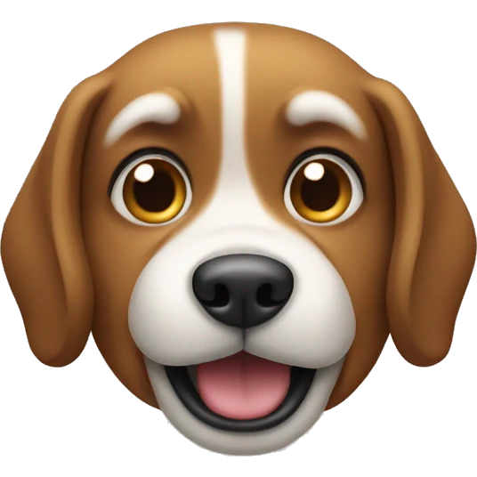 Dog that’s throwing up emoji