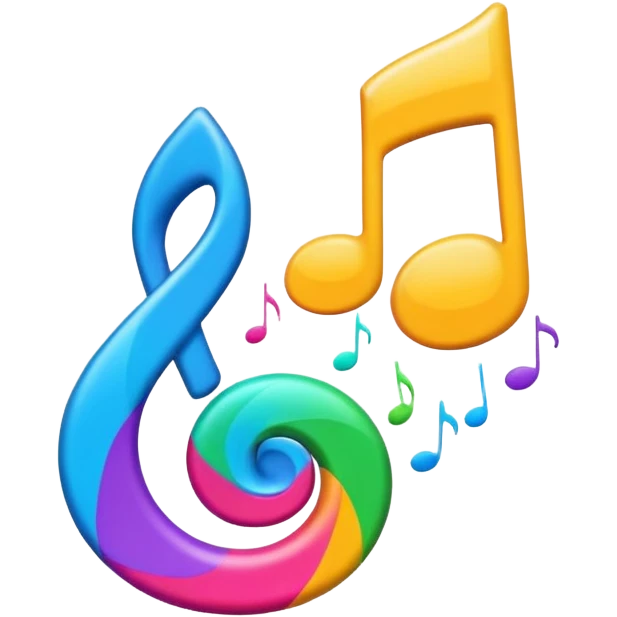 Music to my ears, music flowing into an ear emoji