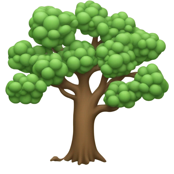 Tree Growing Trees emoji