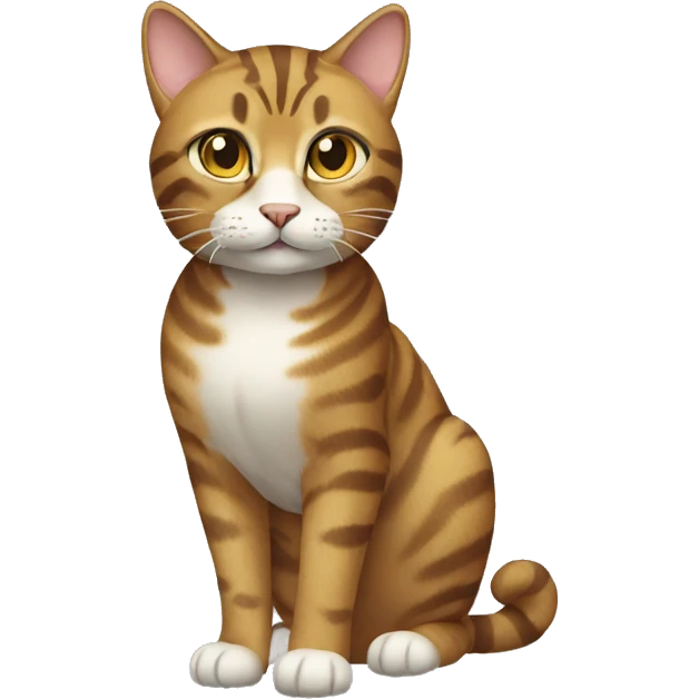 Tabby Cat Full Body emoji