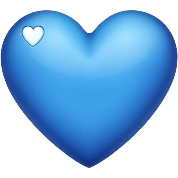 Corazón azul marino  emoji