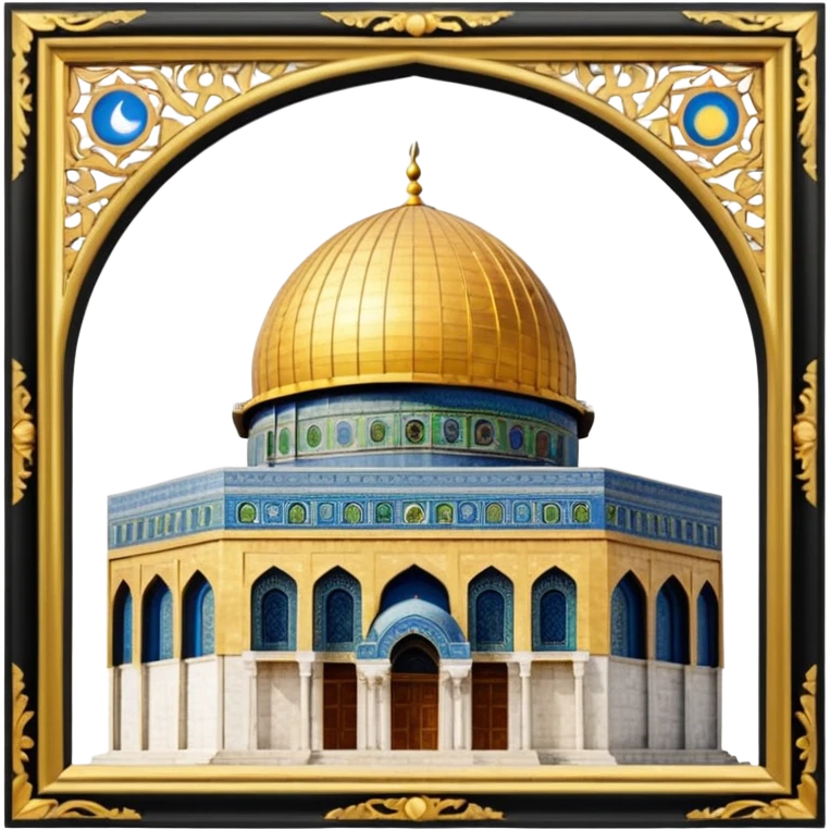 Dome of the rock, Palestine emoji