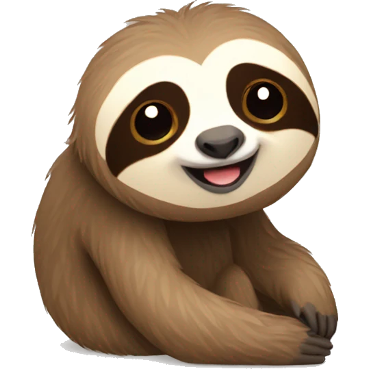 sloth cute emoji