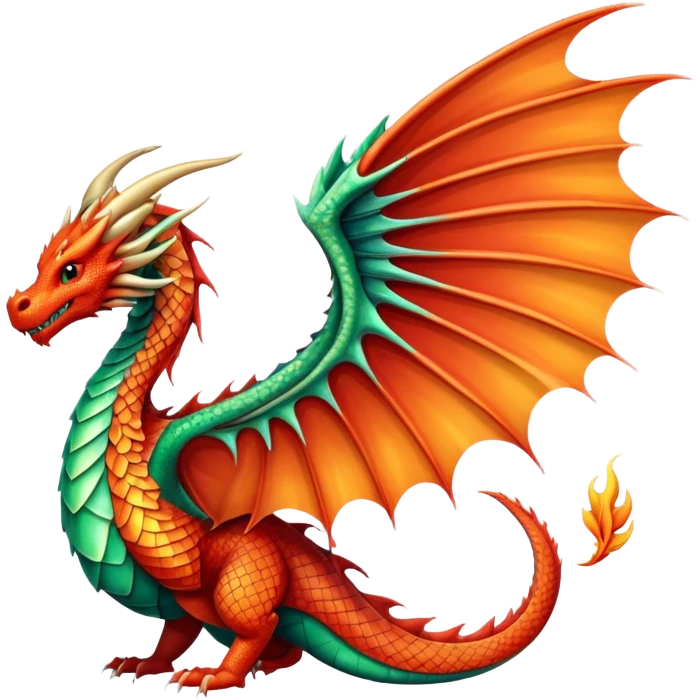 Dragon's wing  emoji