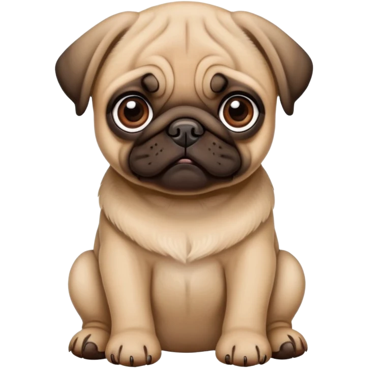 Perrito pug emoji