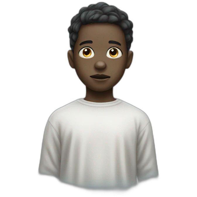 realistic Ghost boy emoji