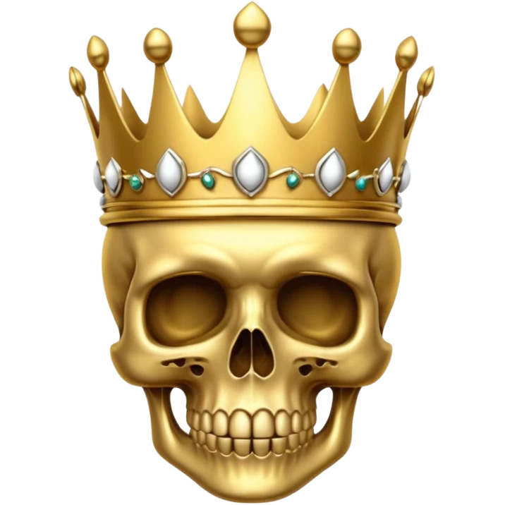 👑💀🤫 emoji