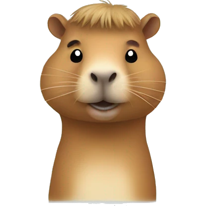 sparkly capybara emoji