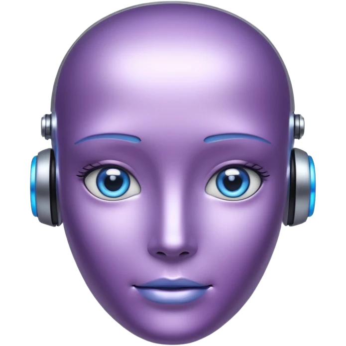violet AI robot emoji