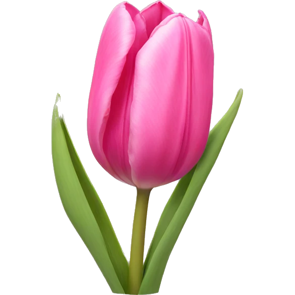 pink tulip emoji