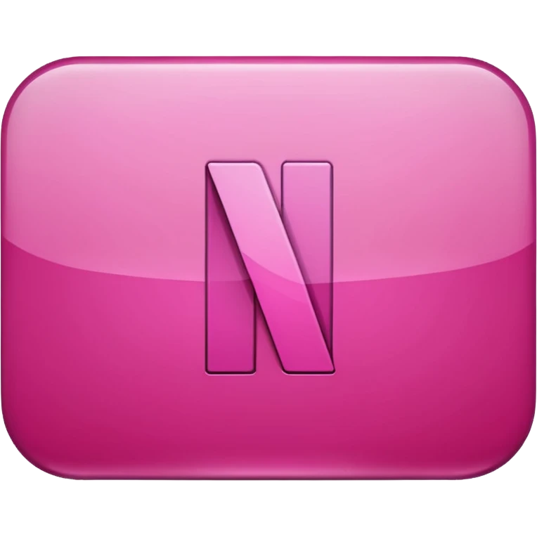 Pink Netflix symbol emoji