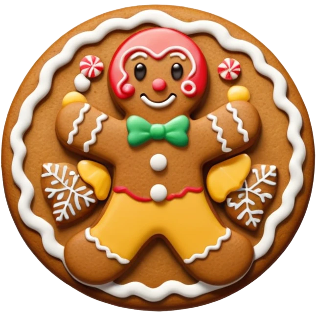 Galleta de jengibre emoji