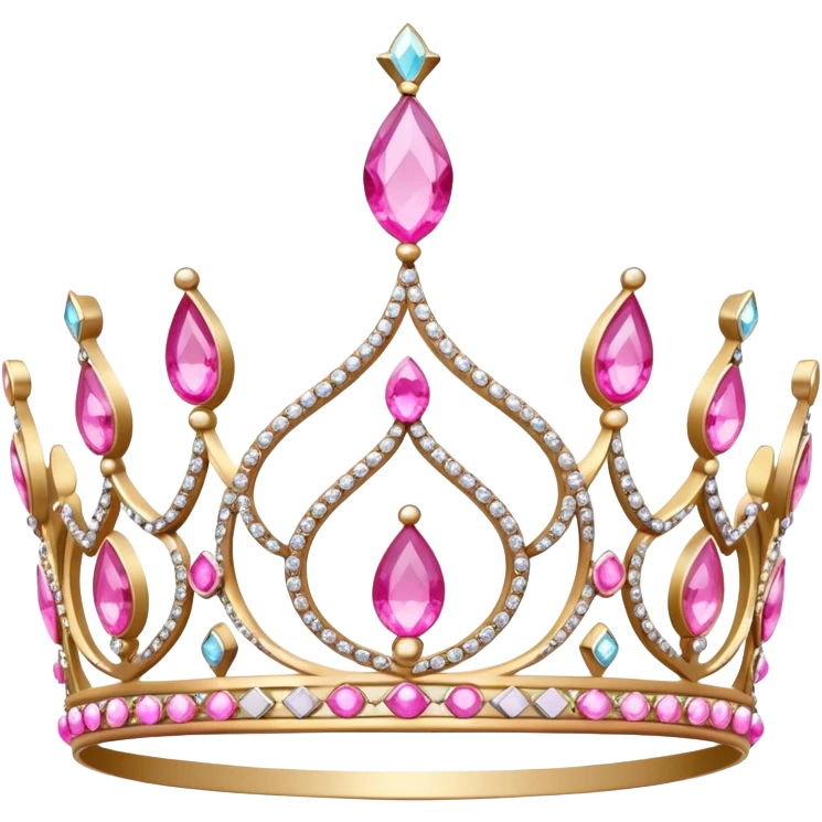 pink tiara emoji