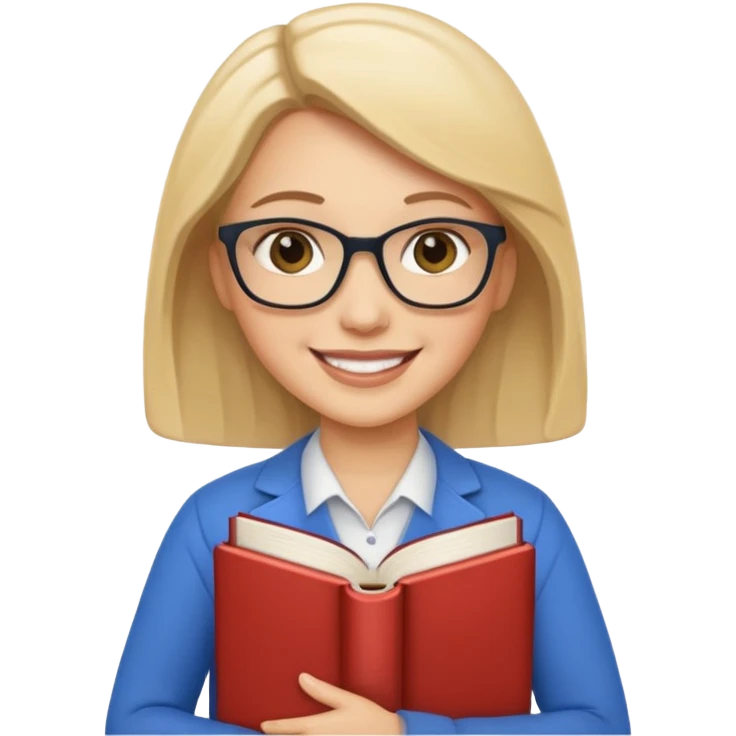 light teacher holding books emoji