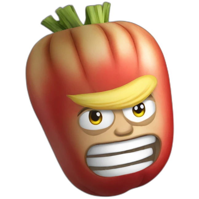 trump boxing turnip emoji