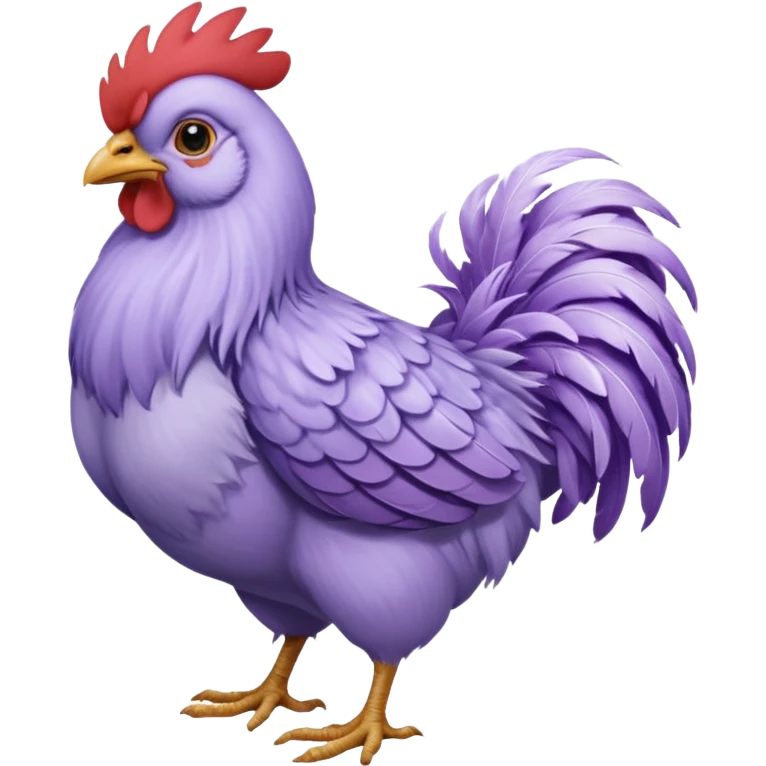 Lavender ameraucana emoji