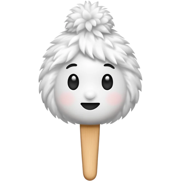 A q-tip emoji with no face emoji