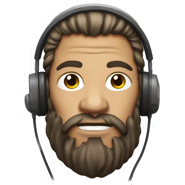 vikinger with headset on and mic emoji