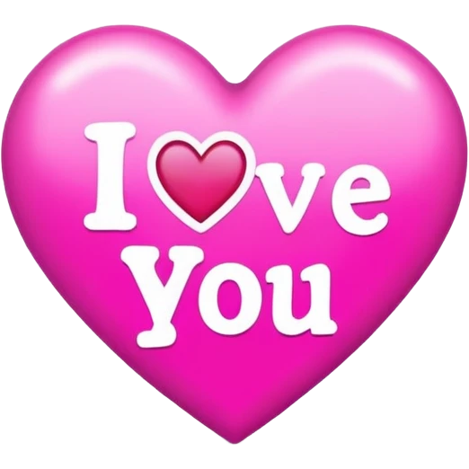 a pink poster that says “I love you chrissy” emoji