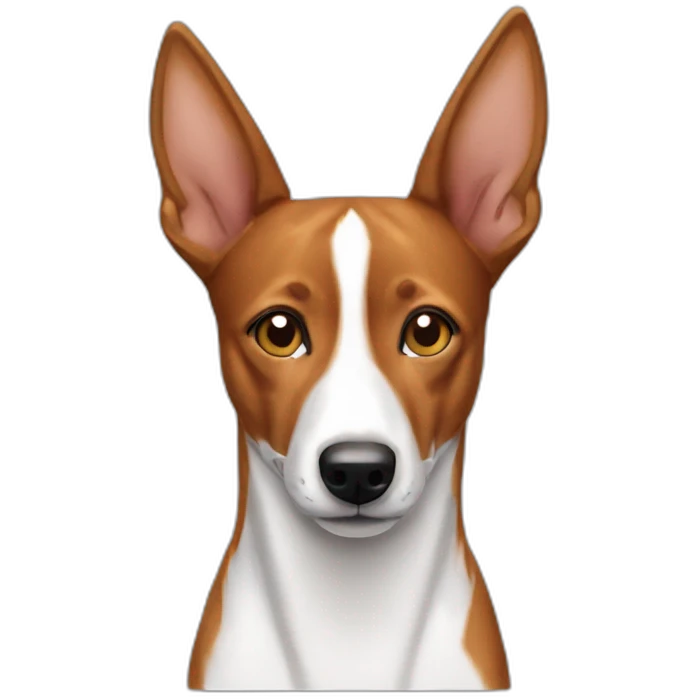 Basenji without one eye emoji