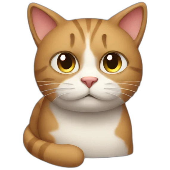 moody cat emoji