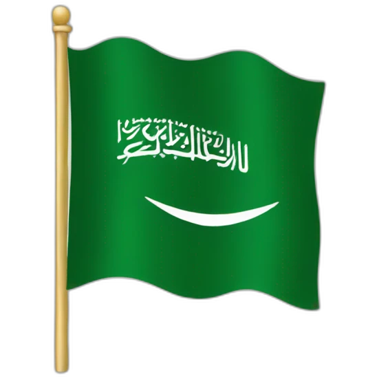 Flag saudi emoji