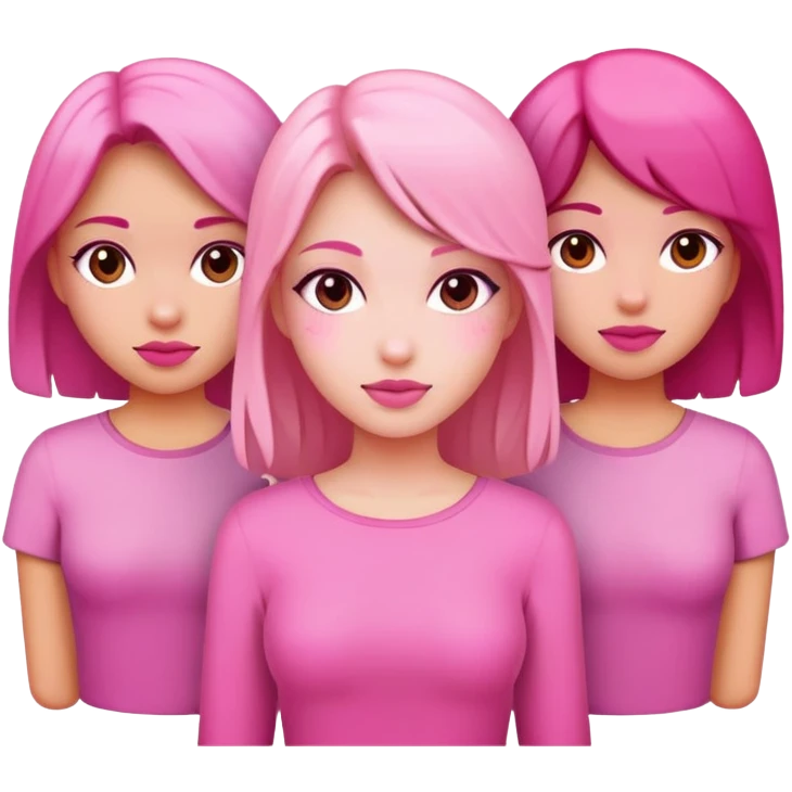 pink girls emoji
