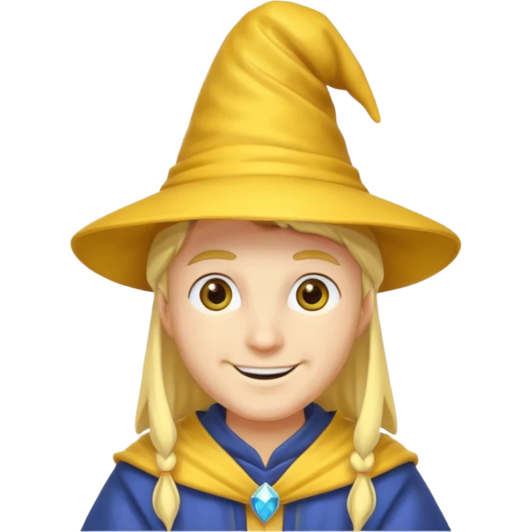 wizard yellow hat emoji