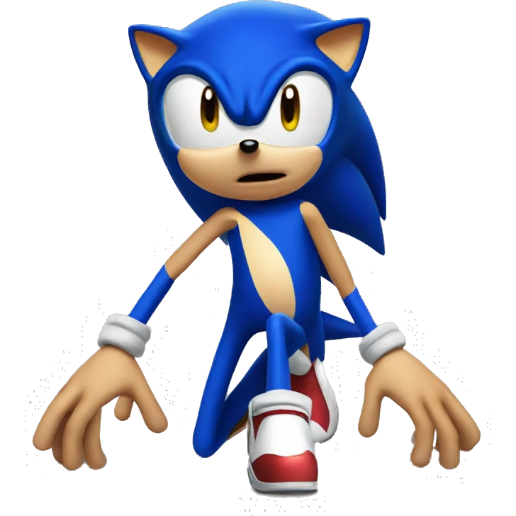 Sonic the hedgehog emoji