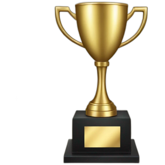 trophy number 1 emoji