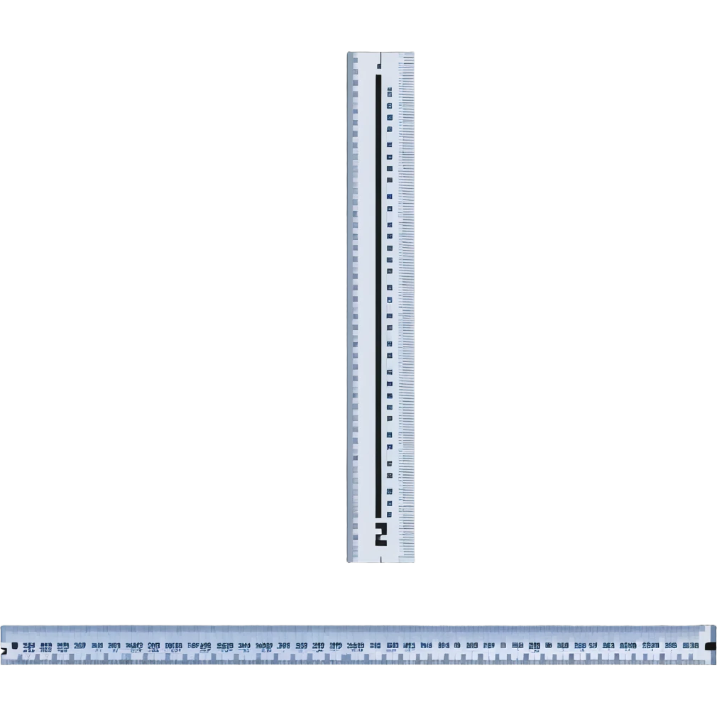 inch ruler with visible measurements emoji