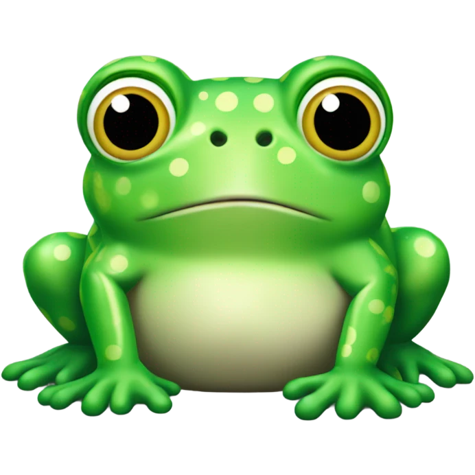 Fat frog emoji